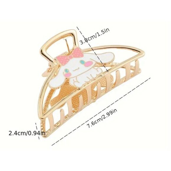 New! Cinnamoroll Hair Clip Barrette Adorable! - Picture 2 of 2